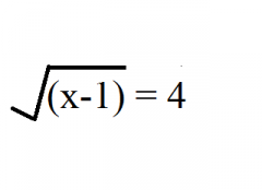 Solve for x