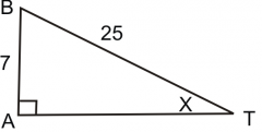 How would one find the value of x?