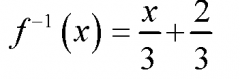 
a) Write f(x) as y.
b) Flip the x and y. 
c) isolate the new y. This is the inverse function.
