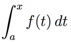 According to the second part of the FTC, what is the derivative of the function below:
 
  