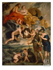 #86


Henri IV Receives the Portrait of Marie de' Medici, from the Marie de' Medici Cycle


Peter Paul Rubens


1621 - 1625 C.E. 


___________________


Content: (Oil on Canvas). This shown Henry (king of France at the time) being given a portra...