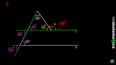 Obs: a soma dos ângulos internos de qualquer triângulo deve dar 180°.