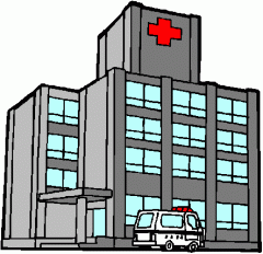 HOSPITAL
/ˈhɑspɪtəl/
An institution in which the sick or injured are given medical and surgical treatment.