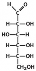 Aldose Hexose with the C3 hydroxyl on the opposite of the rest