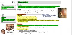 Mastoiditis requires IV Abx and urgent ent referral for surgical debridement.