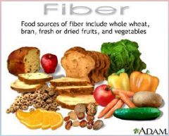 8. “Eat your vegetables” Fiber is the part of the plant that we cannot digest. It helps to pass food through the [COLON].