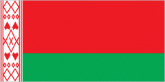 Republic of Belarus
Capital: Minsk
Border Countries: 5 - Latvia, Lithuania, Poland, Russia, Ukraine
Area: 86th, 207,600 (~< Kansas)
Population: 93rd, 9,570,376
Ethnic Groups: 

Belarusian 83.7%, Russian 8.3%, Polish 3.1%, Ukrainian 1.7%, other...