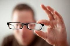 Definition: nearsighted; lacking a broad, realistic view of a situation
Synonym: nearsighted, shortsighted, astigmatic
Antonym: far-sighted
