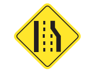 If you are driving in the far right lane and see this sign, what is your action?