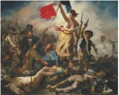 Liberty Leading the People. Eugène Delacroix. 1830 C.E. Oil on canvas.