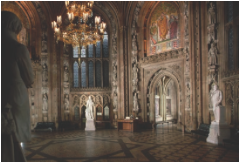 Content: It is a gigantic building with 1,100 rooms, 100 staircases, and corridors that stretch for 2 miles. Its central octagonal space contains statues of the Kings and Queens of England and Scotland. There are four mosaics that cover four doorw...