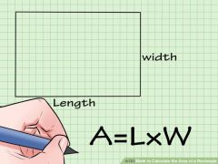 (A = length x width)