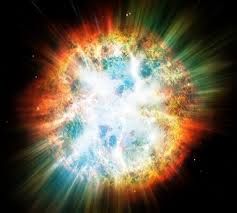 Brilliant explosion of a collapsed supergiant.