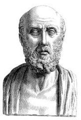 Hippocrates came up with idea that if your four humors were out of balance, you would become ill. He wrongly said they were the cause of disease, they were the result of disease.