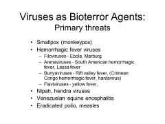 Viral hemmoragic fever can be caused by many different types o viruses, not just ebola (marbug, lassa fever (arenavirus) South American HFV, Rift valley fever, Congo HF, Hantan virus)... what about their symptoms makes them so hard to identify...?