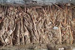 100,000

-Plague pit filled with bodies that had the plague.