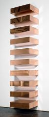 Untitled-Donald Judd-1965
-about materials
-no other meaning
-rigid geometry
-One medium
-Industrial material