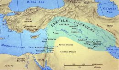 A band of fertile land that stretches from the Mediterranean sea to the Persian Gulf.


Noun


Many civilizations were established in the Fertile Crescent