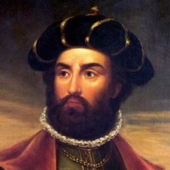 Portuguese explorer who discovered an all-water route to India; circumnavigated Africa


Noun


Vasco de Gama had 5 siblings