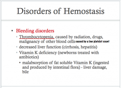 A bleeding disorder related to a decrease in the number of platelets.