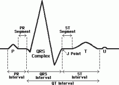 Right and left ventricular depolarization, ~0.1s or less