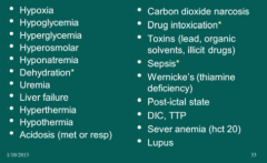 What are all of these causes of?