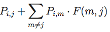 Dado xo=i, probabilidad de que el proceso ingreso a j alguna vez: F(i,j) =