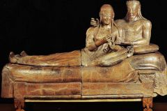 Formal Analysis 


29. Sarcophagus of the Spouses


Etruscan


520 B.C.E.


 


Content


-etruscans- people who lived in the middle of italy during the archaic greek period (archaic italy)


-may have been beginning of the roman ...