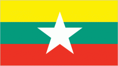 Republic of the Union of Myanmar (Burma)
Capital: Rangoon
Border Countries: 5 - Bangladesh, China, India, Laos, Thailand
Area: 40th, 676,578 (~< Texas)
Population: 25th, 56,890,418
Ethnic Groups: 

Burman 68%, Shan 9%, Karen 7%, Rakhine 4%, Ch...