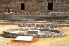 What were Mayan underground granaries called?