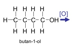 What is the product of this first oxidation?