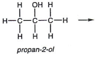 What is the product of the oxidation of propan-2-ol?