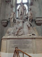 Who designed the statue to William Pitt the Younger?

What is it made of?

When was it unvieled?