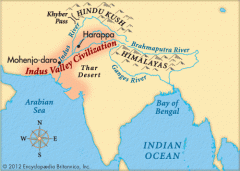 A civilization around west India That is about the same age as the Egyptians and Mesopotamians.
 