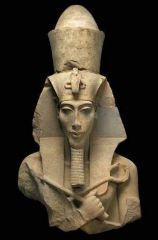 Pharaoh that believed in only one god Atem. King Tut's father...
