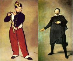 El pífano
(Inspo. Pablo de Valladolid, Velázquez)
Edouard Manet
1866
Realismo