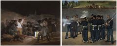 La ejecución del emperador Maximiliano
(Inspo. Los fusilamientos del dos de mayo, Goya)
Edouard Manet
1867
Realismo