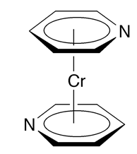 How can the bis(pyridine) chromium complex Cr(η6-pyridine)2 be synthesised?