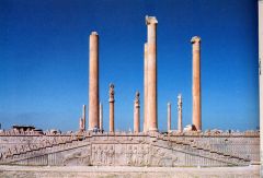 Formal Analysis


30. Audience Hall (apadana) of Darius and Xerxes


Persepolis, Iran/Persian 


520-465 B.C.E.


 


Content


-Persia declined as Greeks developed themselves


-Main gathering place for governing or royalty


-D...