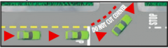-Drive close to the center divider line or in the left turn lane
-Signal 100 feet before the turn
-Look over your left shoulder
-Reduce your speed and stop behind the limit line
-Look left, right, and left
-Turn when safe and do not cut the c...