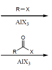 Reaction type: Alkylation or Acylation (Friedel-crafts)