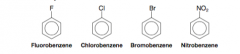 Benzene is parent name, substituent is a prefix