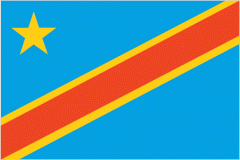 Democratic Republic of the Congo
Capital: Kinshasa
Border Countries: 9 - Angola, Burundi, Central African Republic, Republic of the Congo, Rwanda, South Sudan, Tanzania, Uganda, Zambia
Area: 11th, 2,344,858 sq km (~1/4 US)
Population: 18th, 81,331...
