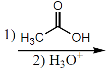 Type of reaction: Grignard (Carboxylic acid)