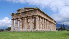 Formal Analysis: Temple of Hera II at Paestuem, classical greek, 460 BCE, marble
 
classical greek temple