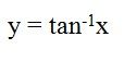 State the range that makes this a function.
 
(or restricted domain on y = tan x)
