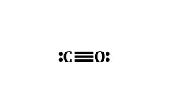 Draw the diagram for Carbon Monoxide's electronegativity.