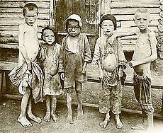 Kids during the Soviet Famine of 1912. 