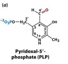 Transaminases use the cofactor pyridoxal-5'-phosphate (PLP).