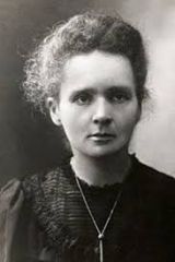 Born November 7 1867
Worked with her husband discovering Radium and Radon
Awarded nobel prize in 1903 and 1911